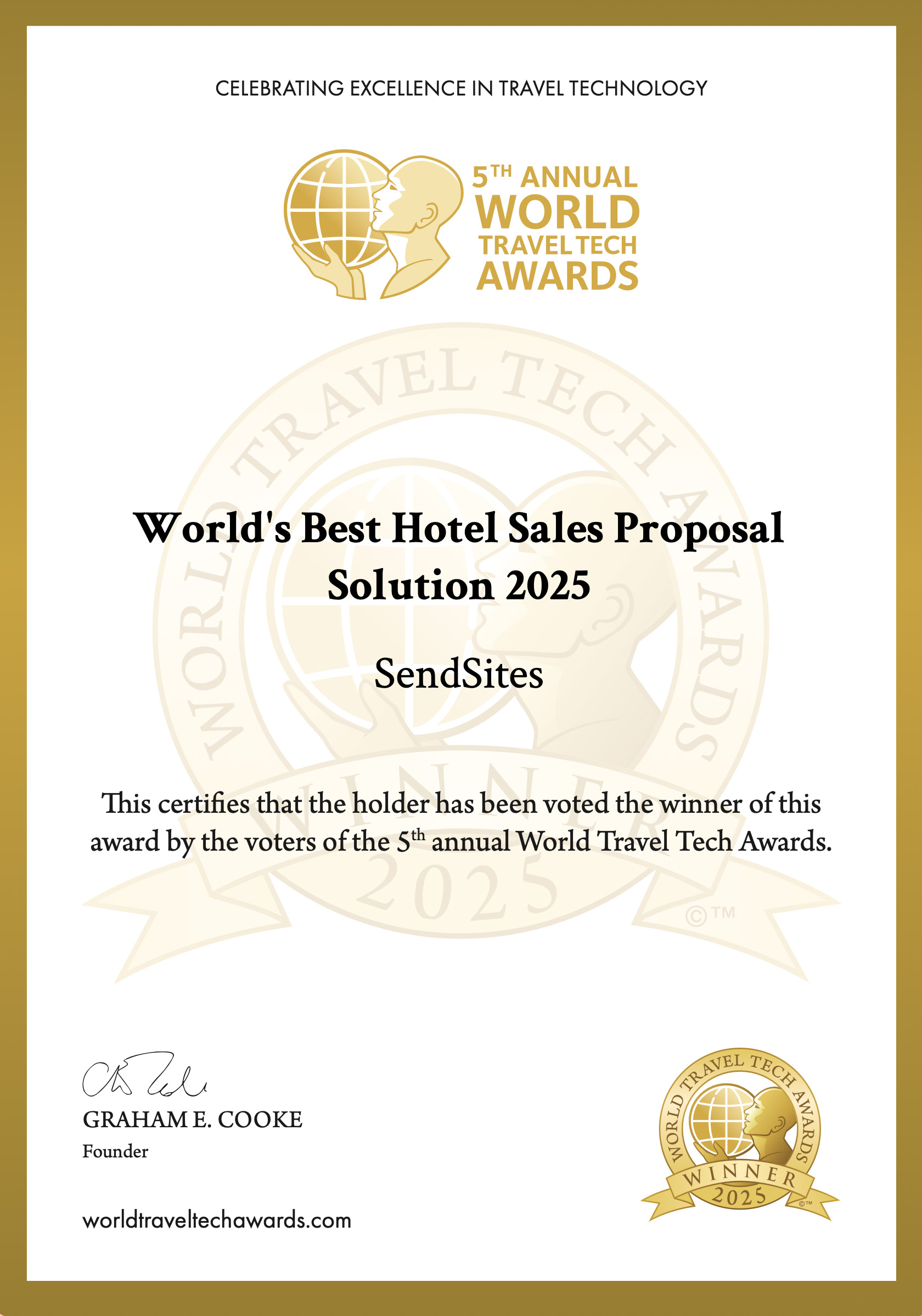 Sendsites-Travel-Tech-award-2025