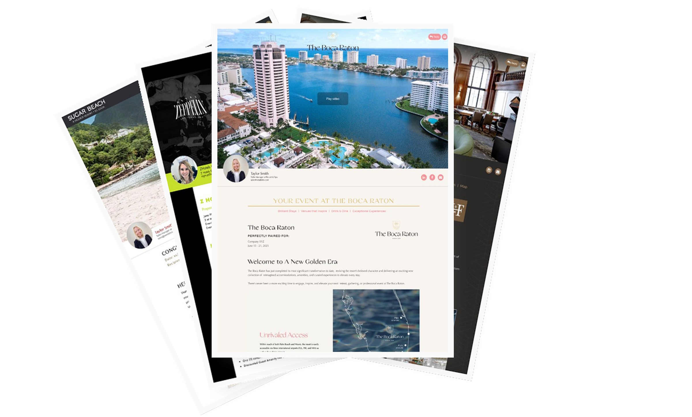 SendSites proposal example